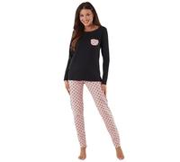 Italian Fashion Pyjama Femme Coton | Pyjama Femme Ete Confortable et Douce | Pyj' Short à Col Rond | T-Shirt Manches Courtes & Short | Vêtements de Nuit Été S-XXL