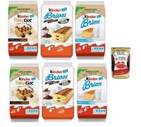 Italian Gourmet Assortiment Kinder Brioss & Pan e Cioc - gâteaux goûter & petit-déjeuner, snacks, lait & cacao, 6 x 270 g (2x Pan e Cioc, 2x Brioss Lait & Cacao, 2x Brioss) + Italian Gourmet Polpa