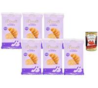 Italian Gourmet Bauli Croissants classiques nature 6 x 240 g, viennoiserie moelleuse sans garniture, texture feuilletée, idéal pour petit-déjeuner, goûter et pause café + Italian Gourmet Polpa