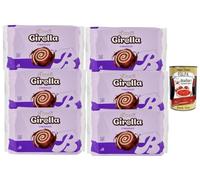 Italian Gourmet Bauli Girella L’Originale x8 - Lot 6 Paquets 280 g - Gâteaux Roulés Fourrés Crème Cacao & Chocolat, Snack Italien Moelleux, Goûter & Petit-Déjeuner, Pause Café + Italian Gourmet Polpa