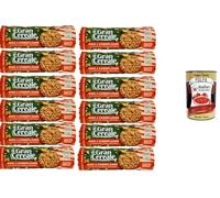 Italian Gourmet Biscuits Céréales Complètes Riso & Cornflakes - Pack 12x 230 g (2,76 kg Total) - Riz & Maïs 100% Italiens, Croustillants Caramélisés, Riche en Fibres + Italian Gourmet Polpa
