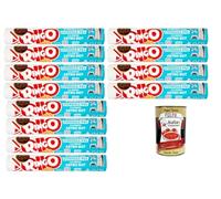 Italian Gourmet Biscuits Ringo Assortiment 12x 165g - Cookies Sandwich Cacao, Vanille & Noisette en Rouleaux Individuels, Goûter Italien, Biscuits à Tremper Café Thé Lait + Italian Gourmet Polpa