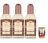 Italian Gourmet Black Rose & Labdanum Lot de 3 parfums 100 ml 300 ml avec