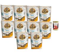 Italian Gourmet Bundle 10 x 1 kg + Italian Gourmet Polpa, farine type 0 au levain pour teglia pala et pinsa, farine de blé tendre pour pâte légère aérée et croustillante, grand format 10 kg