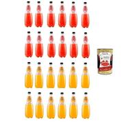 Italian Gourmet Bundle 12 x 75 cl San Benedetto Zero Ginger Rouge & Ginger Blond, Soda Gingembre Sans Sucres, Boisson Gazeuse Italienne, Pack 9 Litres Format Familial, Apéritif + Italian Gourmet Polpa