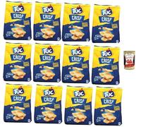 Italian Gourmet Bundle 12 x Snack croustillant goût Original 100 g + Italian Gourmet Polpa, biscuits salés cuits au four à base de pomme de terre, texture fine et croquante, format familial 1,2 kg