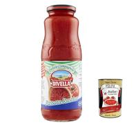 Italian Gourmet Bundle 12x Passata Rustica de Tomates 680 g + Italian Gourmet Polpa, purée de tomates rustique italienne, tomates issues de cultures italiennes, sauce tomate pour pâtes pizza
