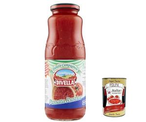 Italian Gourmet Bundle 12x Passata Rustica de Tomates 680 g + Italian Gourmet Polpa, purée de tomates rustique italienne, tomates issues de cultures italiennes, sauce tomate pour pâtes pizza