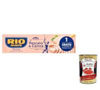 Italian Gourmet Bundle 24 x 80 g Thon à l’Huile d’Olive Pêché à la Canne + Italian Gourmet Polpa, Thon en Conserve, Format Lot, 24 Boîtes de 80 g, Poids Total 1920 g, Égoutté 52 g par Boîte