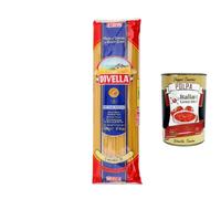 Italian Gourmet Bundle 36 x Pâtes Type Capellini 500 g + Italian Gourmet Polpa, Pâtes de Semoule de Blé Dur, Cuisson Rapide 4 Min, Format Maxi 18 kg, Pâtes Fines Longues pour Bouillons