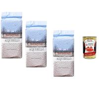 Italian Gourmet Bundle 3x Riz 2,5 kg | Lot de 3 | Riz italien premium pour risotto, recettes gastronomiques et cuisson de précision + Italian Gourmet Polpa