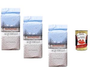 Italian Gourmet Bundle 3x Riz 2,5 kg | Lot de 3 | Riz italien premium pour risotto, recettes gastronomiques et cuisson de précision + Italian Gourmet Polpa
