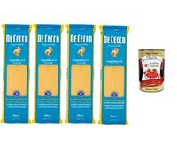 Italian Gourmet Bundle 4 x Capellini N°9 500 g + Italian Gourmet Polpa, Pâtes Longues Fines, Cuisson 2 Minutes, Lente Dessiccation 18 Heures, Lot 2 kg, Pâtes Italiennes pour Bouillons, Sauces Légères