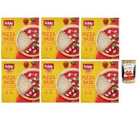 Italian Gourmet Bundle 6 x Bases à Pizza Sans Gluten 300 g + Italian Gourmet Polpa, 2 Bases par Boîte, Avec Levain, Sans Lactose, Sans Blé, Prêtes à Garnir, Lot Familial 1,8 kg, Gluten Free