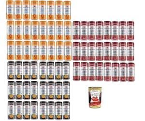 Italian Gourmet Bundle 72x Sanpellegrino Zero 33cl Mix (Classica Orange + Cocktail + Chinò) Sans Sucres Ajoutés, Boissons Gazeuses Italiennes Assortiment 23,76L Fête & Horeca + Italian Gourmet Polpa*