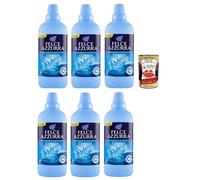 Italian Gourmet Bundle Adoucissant Concentré Classique 6 x 900 ml + Italian Gourmet Pulpa Gratuite - Adoucissant Concentré Parfum Frais, 144 Lavages, pour Serviettes, Vêtements