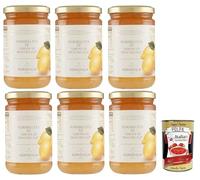 Italian Gourmet Bundle Agrisicilia Confiture de Citron de Sicile IGP 6x360g - Marmelade Artisanale Italienne au Citron de Syracuse I.G.P., Goût Intense & Zeste, Déjeuner + Italian Gourmet Polpa