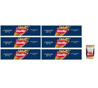 Italian Gourmet Bundle Barila Linguine N°13 - 6 x 500 g Pâtes italiennes, blé dur, cuisson al dente, format famille & restauration, idéales fruits de mer pesto sauce tomate + Italian Gourmet Polpa