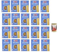 Italian Gourmet Bundle Barilla 20 x 400 g Pâtes Sans Gluten Type Tortiglioni, Pâtes Maïs et Riz, Format Économique 8 kg, Pâtes Italiennes Sans Blé, Idéal Régime Sans Gluten + Italian Gourmet Polpa