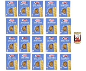 Italian Gourmet Bundle Barilla 20 x 400 g Pâtes Sans Gluten Type Tortiglioni, Pâtes Maïs et Riz, Format Économique 8 kg, Pâtes Italiennes Sans Blé, Idéal Régime Sans Gluten + Italian Gourmet Polpa