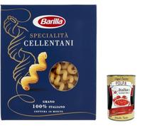 Italian Gourmet Bundle Barilla, 5 x Pâtes Barilla Specialità Cellentani 500 g, Pâtes Italiennes Grano 100% Italiano, Forme Cellentani Spirales, Cuisson 10 min, Texture Al Dente + Italian Gourmet Polpa