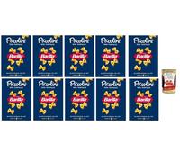 Italian Gourmet Bundle Barilla Piccolini Mini Farfalle - 10 x 500 g (5 kg) Pâtes italiennes format mini farfalle cuisson rapide, idéales salades, lunch box, enfants, soupes + Italian Gourmet Polpa