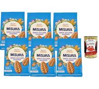 Italian Gourmet Bundle biscuits aux céréales sans sucres ajoutés 6 x 300 g, biscuits croustillants pour petit-déjeuner et pause gourmande, source de fibres, recette céréales + Italian Gourmet Polpa