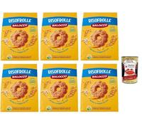 Italian Gourmet Bundle Biscuits Italiens Risofrolle au Riz Extra Crunchy 6 x 700 g Maxi Pack Cookies Croustillants Goûter Petit-Déjeuner Snack Café Thé Famille Économique + Italian Gourmet Polpa