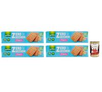 Italian Gourmet Bundle biscuits riches en fibres 4 x 170 g, biscuits sans sucres avec édulcorants, sans huile de palme, au tournesol oléique, format snack pratique pour petit-déjeuner et pause