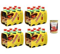 Italian Gourmet Bundle Brasilena Galvanina - Boisson gazeuse au café 24 x 25 ormat verre premium, apéritif, repas, cocktails, fête, restaurant, café bar, goût cola + Italian Gourmet Polpa
