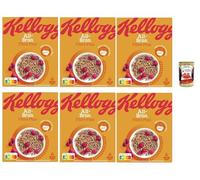 Italian Gourmet Bundle Céréales au Son de Blé Riches en Fibres 6x500 g - Céréales Petit-Déjeuner Croquantes, Source de Fibres, Idéales avec Lait/Yaourt/Fruits + Italian Gourmet Polpa