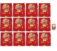 Italian Gourmet bundle Cipster Lot 12x Chips Croustillantes 132g Format Familial Multipack 6 Sachets Snack Apéritif Salé Ultra Croquant Soirée TV Partage + Italian Gourmet Polpa