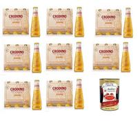 Italian Gourmet Bundle Crodino, Apéritif Sans Alcool Blond 24 x 175 ml Boisson Apéritive Italienne Format Verre Prêt à Boire Pour Apéro Réception Fête Table + Italian Gourmet Polpa