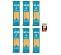 Italian Gourmet Bundle De cecco Bucatini n°15, Pâtes Italiennes Longues Lenta Essiccazione, Format Économique, Idéal Amatriciana, Sauce Tomate, Cuisine Méditerranéenne Premium + Italian Gourmet Polpa