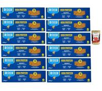Italian Gourmet Bundle De Cecco High Protein Spaghetti n°12 12 x 400 g, 4,8 kg, Pâtes Riches en Protéines, Spaghetti Vegan, Pâtes Italiennes Haute Teneur en Protéines + Italian Gourmet Polpa