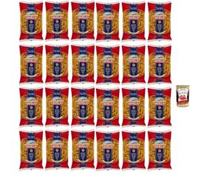 Italian Gourmet Bundle Divella Rigatoni N°17 24 x 500 g - Pâtes italiennes de semoule de blé dur, format stock famille, cuisson al dente, idéales sauces tomate, ragù, gratins + Italian Gourmet Polpa