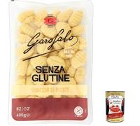 Italian Gourmet Bundle Gnocchi de Pommes de Terre Sans Gluten 10 x 400 g, Gnocchi Italiens Vegan, Préparation Rapide en 2 Minutes, Idéal avec Sauce Tomate Pesto Beurre Sauge + Italian Gourmet Polpa