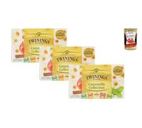Italian Gourmet Bundle Infusion Camomille Collection 5 Variétés - 3 x 20 Sachets Sans Caféine Bien-Être - Italian Gourmet Pulpa 400g