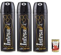 Italian Gourmet Bundle Intesa Deep Night Lot de 6 déodorants en spray Unisexe (6 x 125 g) - Déodorant pour homme, fraîcheur longue durée + Italian Gourmet Polpa