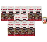 Italian Gourmet Bundle - Kimbo Espresso Napoletano café moulu 12 x 250 g (3 kg), intensité 12/13, torréfaction foncée, moka & espresso, crème intense + Italian Gourmet Polpa