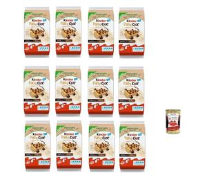 Italian Gourmet Bundle Kinder Pan e Cioc Gâteau moelleux marbré cacao - Lot 12 x 270 g - Goûter & petit-déjeuner familial - Pâtisserie italienne à partager + Italian Gourmet Polpa