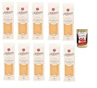 Italian Gourmet Bundle La Molisana Spaghettoni N°14, 10 x 500 g, Pâtes italiennes premium, semoule de blé dur, texture épaisse, cuisson al dente, idéales carbonara amatriciana + Italian Gourmet Polpa