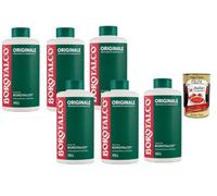 Borotalco Gel douche déodorant crème MegaTest – Lot de 5 + Italian Gourmet Polpa 400 g