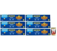 Italian Gourmet Bundle Pâtes De Cecco High Protein Spaghetti 6 x 400 g, Pâtes Protéinées 30% Protéines, Riche en Fibres, Vegan, Spaghetti Italiens, Repas Sport Fitness + Italian Gourmet Polpa