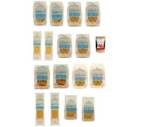 Italian Gourmet Bundle Pâtes Rummo Sans Gluten Assorties 16 x 400 g - Elicoidali, Mezze Penne Rigate, Linguine, Mezzi Rigatoni, Penne Rigate, Spaghetti, Stelline - gluten free + Italian Gourmet Polpa
