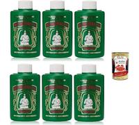 Italian Gourmet bundle - Poudre fraîche Talc Bocal - 6x 200 gr Naturelle Absorbe efficacement l'humidité, rafraîchit et adoucit la peau, particulièrement aux peaux sensibles + Italian Gourmet polpa