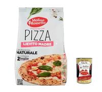 Italian Gourmet Bundle Préparation pour Pizza au Levain Naturel 3 x 750 g Farine pour Pizza avec Levain Mère Déshydraté Pâte Haute et Moelleuse Levée Naturelle + Italian Gourmet Polpa