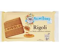 Italian Gourmet Bundle Rigoli Biscuits au Miel Italien Mulino Bianco 6 x 400 g, Biscuits Italiens Croquants au Miel Millefiori, Biscuits pour Petit-Déjeuner et Pause Gourmande + Italian Gourmet Polpa