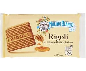 Italian Gourmet Bundle Rigoli Biscuits au Miel Italien Mulino Bianco 6 x 400 g, Biscuits Italiens Croquants au Miel Millefiori, Biscuits pour Petit-Déjeuner et Pause Gourmande + Italian Gourmet Polpa