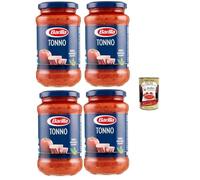 Italian Gourmet Bundle Sauce Tomate au Thon Barilla, 4 x 400 g, Sauce pour Pâtes au Thon avec 100% Tomates Italiennes, Sauce Prête à l’Emploi pour Pasta, 1600 g + Italian Gourmet Polpa